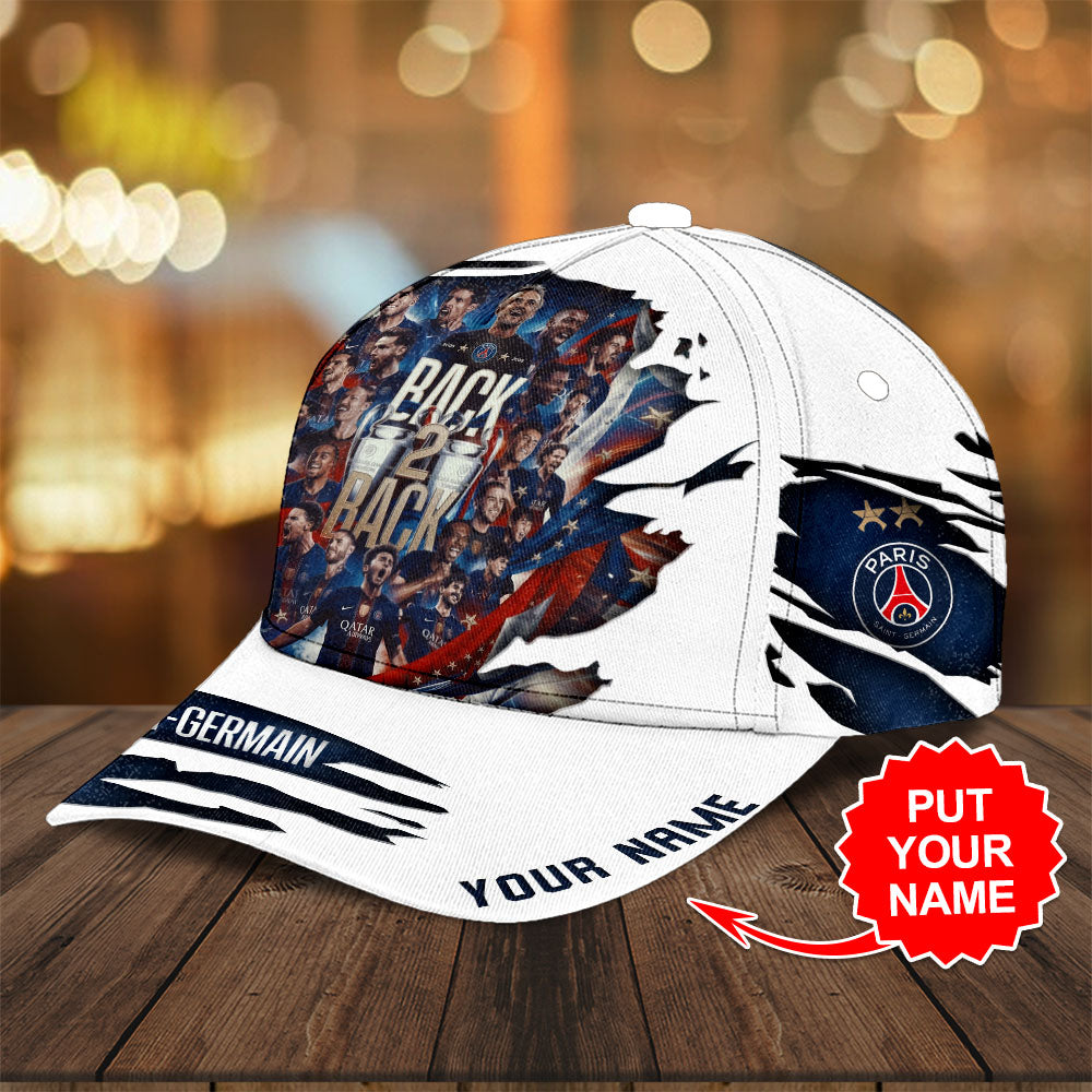 Personalized Paris Saint-Germain Champions of Europe 25/26 Classic Cap – TANTN23544