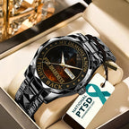 PTSD Awareness Veterans Alloy Luxury Quartz Watch – TANTN15628