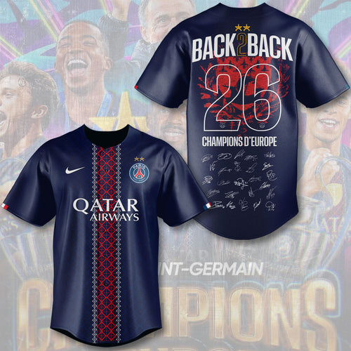 Paris Saint-Germain 25/26 Champions League Champions Baseball Jersey – TMTHU6633