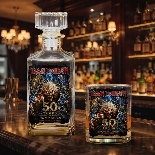 Iron Maiden Whiskey Decanter and Glass – GNE6775