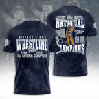 Penn State Nittany Lions Wrestling 2026 National Champions 3D Apparel – TANTN21936