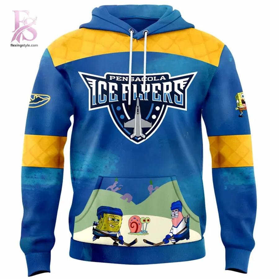 Pensacola Ice Flyers SpongeBob Hoodie