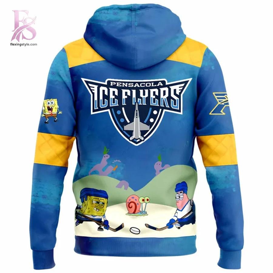 Pensacola Ice Flyers SpongeBob Hoodie