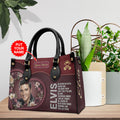 Personalized Elvis Presley Leather HandBag – TMTHU6553