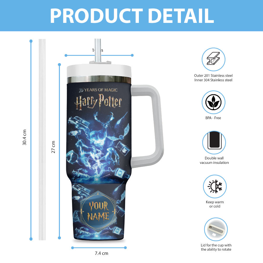 Personalized Harry Potter 25th Anniversary 40oz Tumbler – TMTHU7252