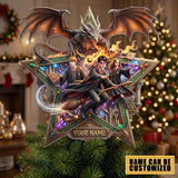 Personalized Harry Potter 25th Anniversary Christmas Tree Topper – TMTHU9734
