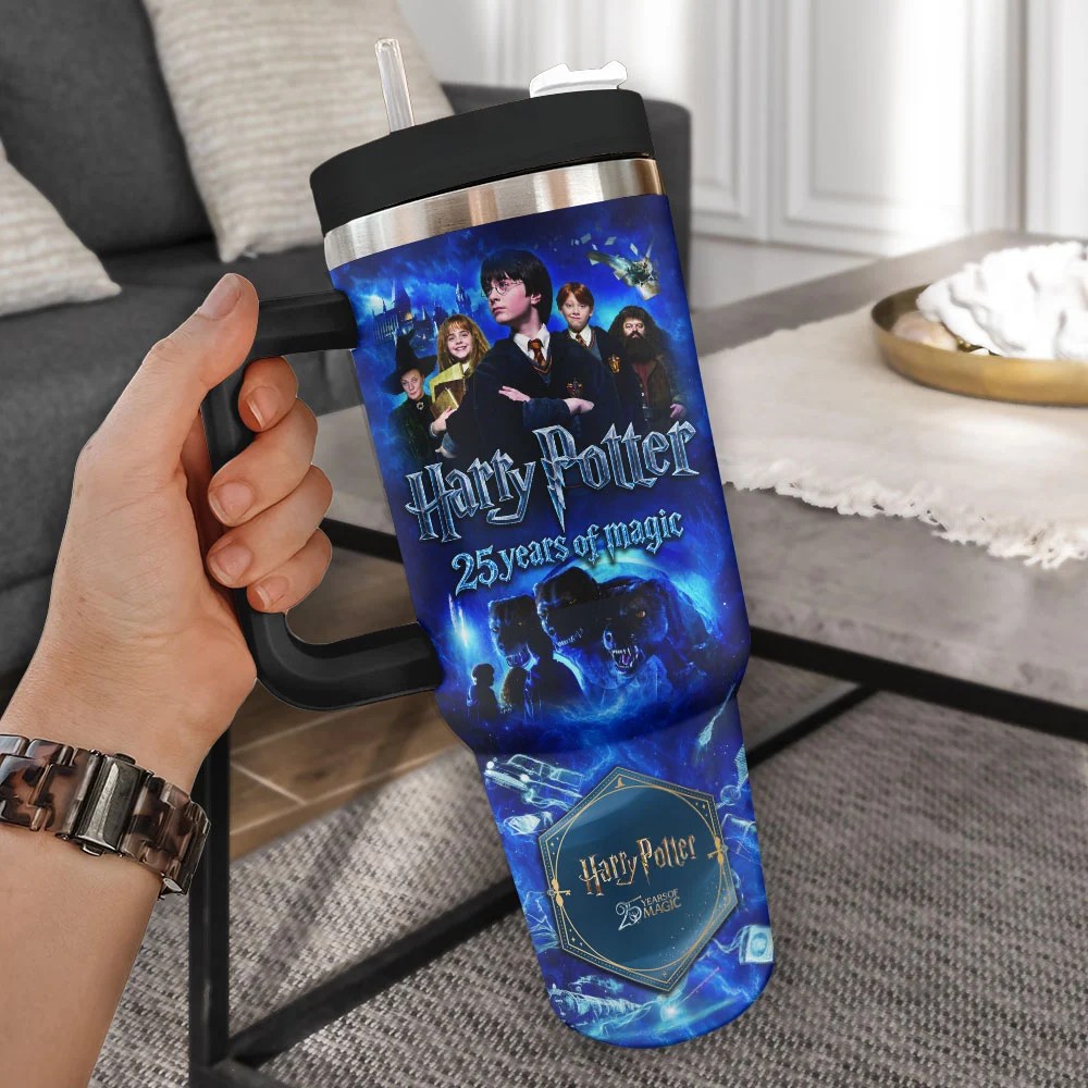 Personalized Harry Potter 25th Anniversary 40oz Tumbler – TMTHU8694