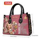 Personalized Marilyn Monroe Leather HandBag – TMTHU8062