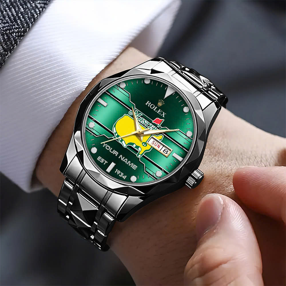 Personalized Masters Tournament x Rolex Alloy Luxury Quartz Watch – MAITM15090