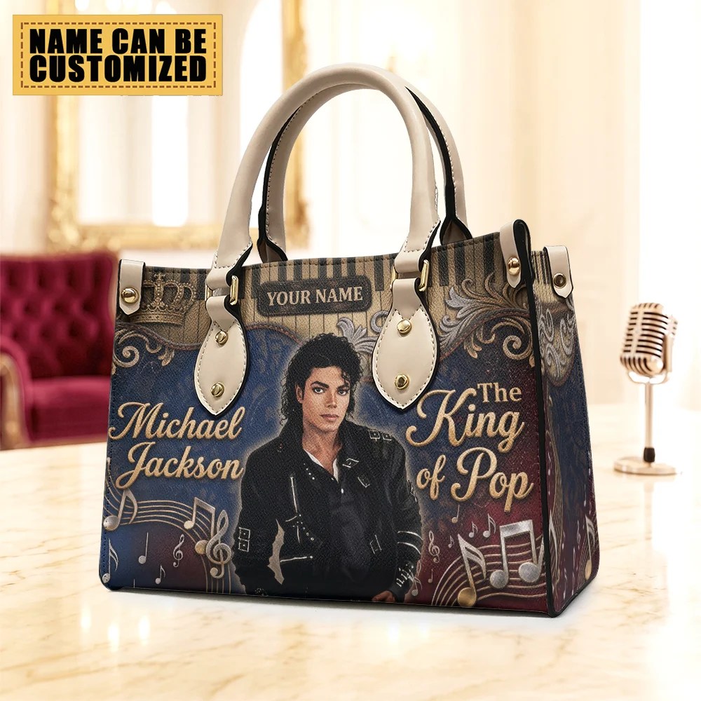Personalized Michael Jackson Leather HandBag – TMTHU9908