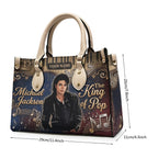 Personalized Michael Jackson Leather HandBag – TMTHU9908