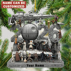 Personalized Star Wars Custom Shape 2-side Printed Acrylic Ornament – TMTHU9727