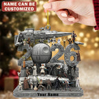 Personalized Star Wars Custom Shape 2-side Printed Acrylic Ornament – TMTHU9727