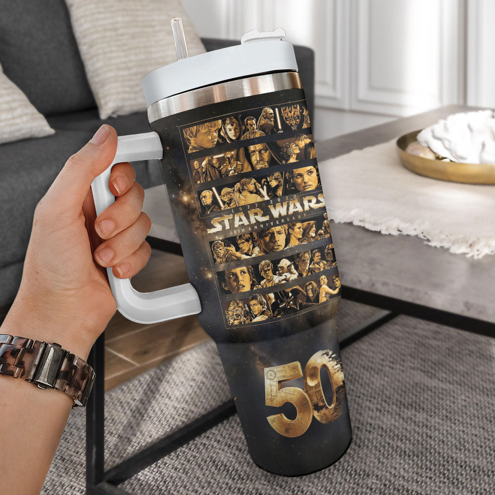 Personalized Star Wars 50th Anniversary 2027 40oz Tumbler – TMTHU5311