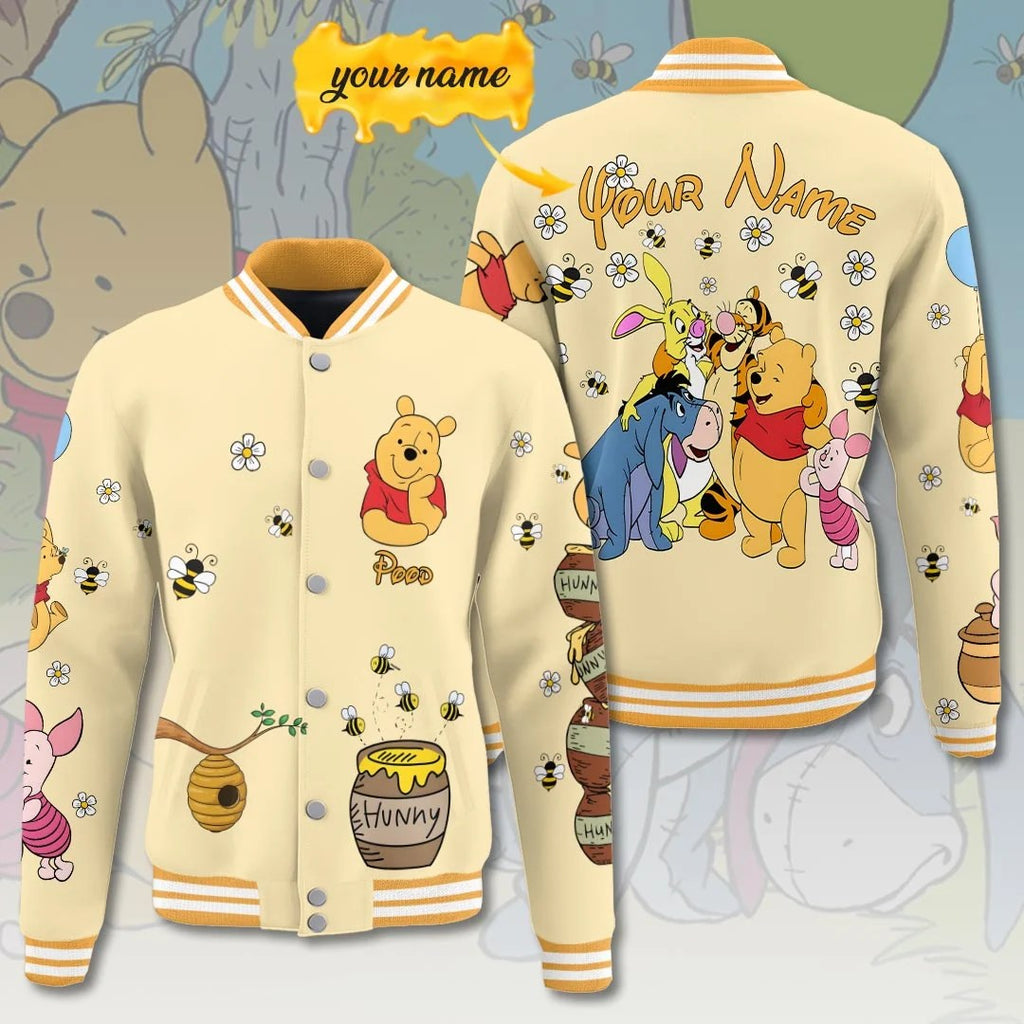 Personalized Winnie-the-Pooh Varsity Jacket – HOATT21100