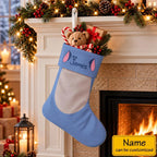 Personalized Winnie-the-Pooh x Eeyore Christmas Stocking – HOATT26710