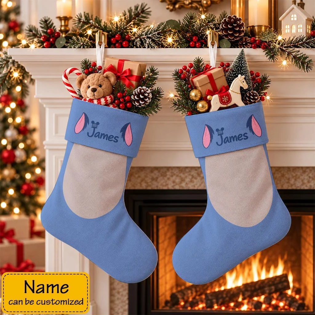 Personalized Winnie-the-Pooh x Eeyore Christmas Stocking – HOATT26710