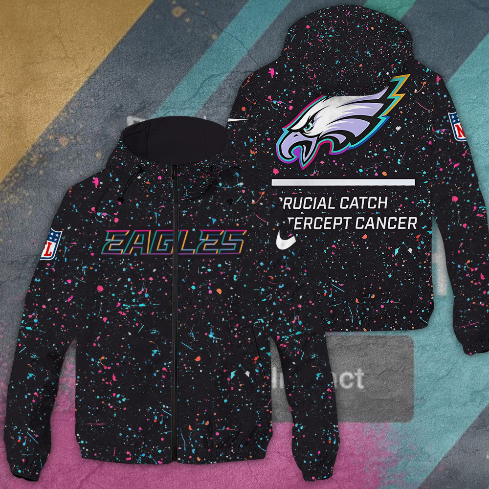 Philadelphia Eagles 3D Windbreaker Jacket – TANTN15788