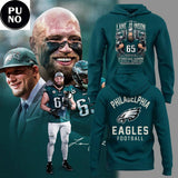 Philadelphia Eagles x Lane Johnson 2026 Always Remembered Legend Hoodie T-Shirt