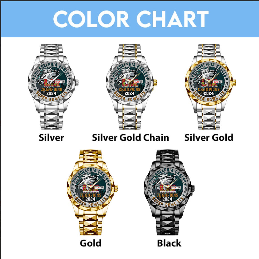Philadelphia Eagles Alloy Luxury Quartz Watch – TANTN 14830