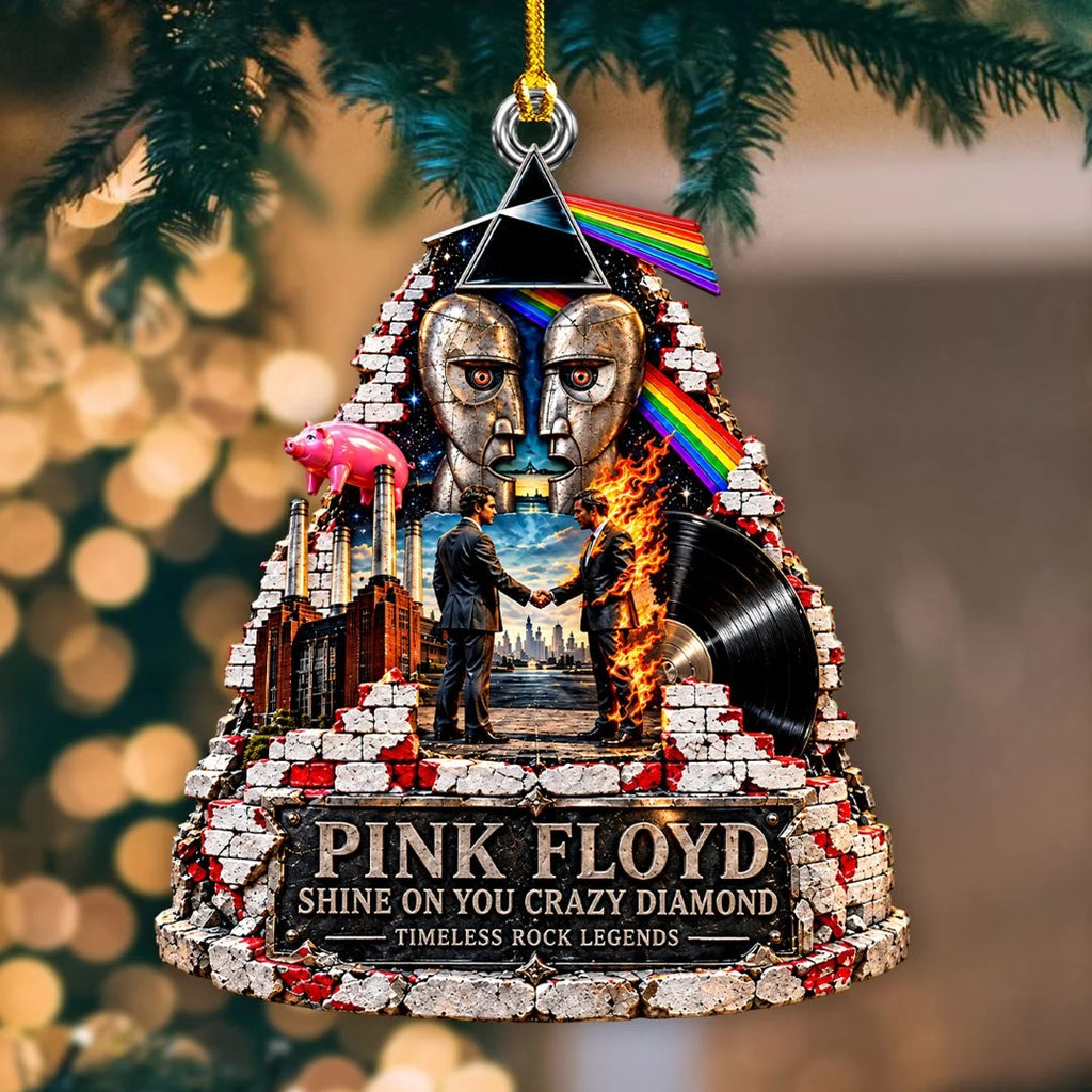 Pink Floyd Custom Shape 2-side Printed Acrylic Ornament – HOATT21508