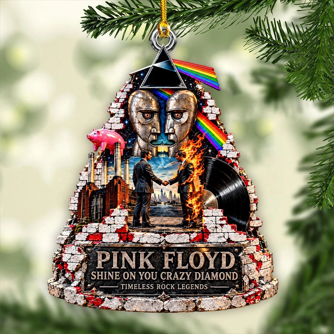 Pink Floyd Custom Shape 2-side Printed Acrylic Ornament – HOATT21508