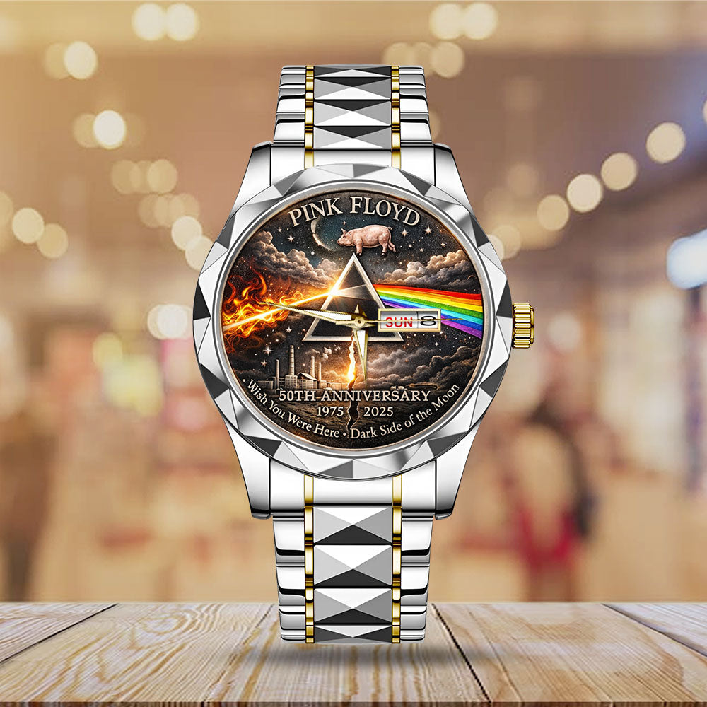 Pink Floyd 50th Anniversary Alloy Luxury Quartz Watch – MAITM14244