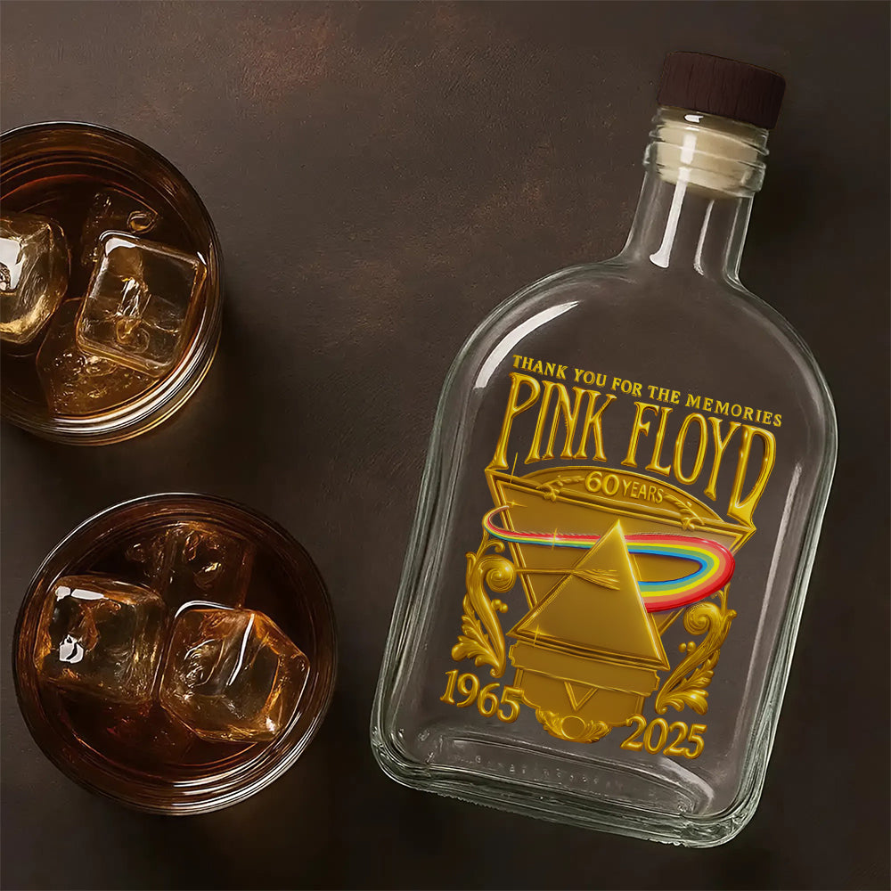 Pink Floyd 60th Anniversary 25oz Empty Whiskey Bottle – MAITM13745