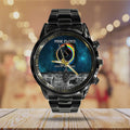 Pink Floyd Black Stainless Steel Watch – TANTN 6124