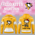 Pittsburgh Penguins Hello Kitty Night 2026 Hoodie