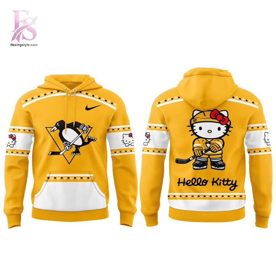 Pittsburgh Penguins Hello Kitty Night 2026 Hoodie