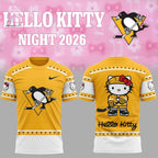 Pittsburgh Penguins Hello Kitty Night 2026 Hoodie