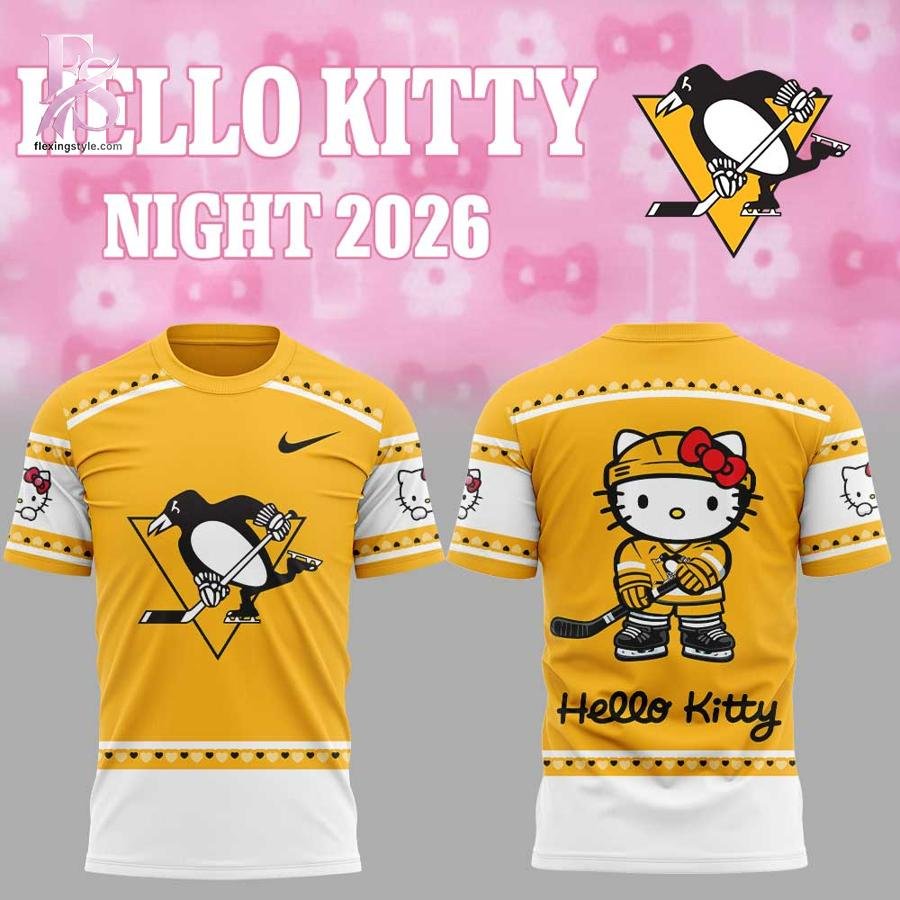 Pittsburgh Penguins Hello Kitty Night 2026 Hoodie