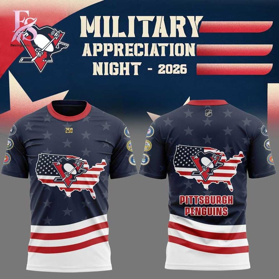 Pittsburgh Penguins Military Appreciation 2026 Shirt