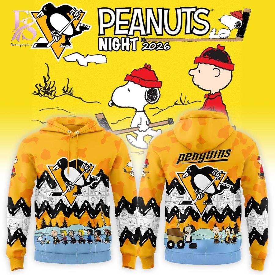 Pittsburgh Penguins Peanuts Night 2026 Hoodie