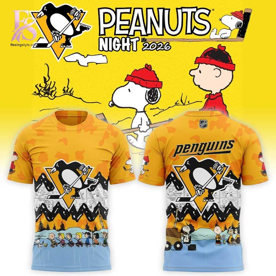 Pittsburgh Penguins Peanuts Night 2026 Hoodie