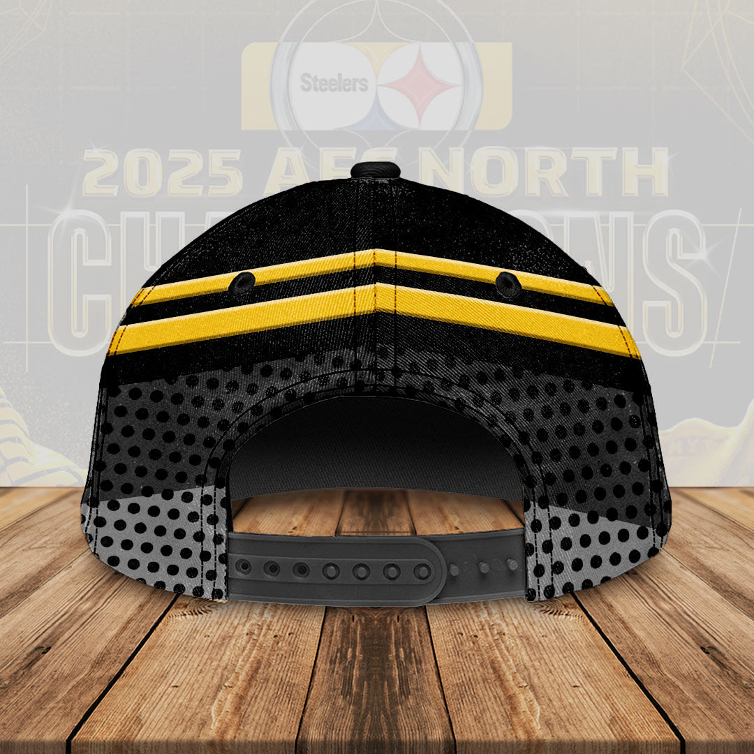 Pittsburgh Steelers 2025 AFC North Champions Classic Cap – HOATT15742