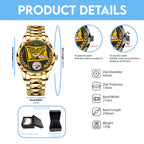 Pittsburgh Steelers 2025 Alloy Luxury Quartz Watch – TANTN15652