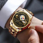 Pittsburgh Steelers 92nd Anniversary Alloy Luxury Quartz Watch – MAITM12901