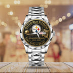 Pittsburgh Steelers 92nd Anniversary Alloy Luxury Quartz Watch – MAITM12901