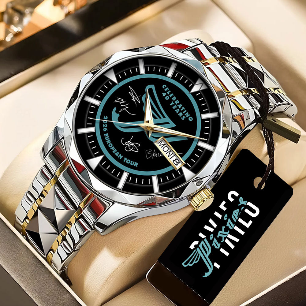 Pixies 40th Anniversary Tour 2026 Alloy Luxury Quartz Watch – TANTN22548