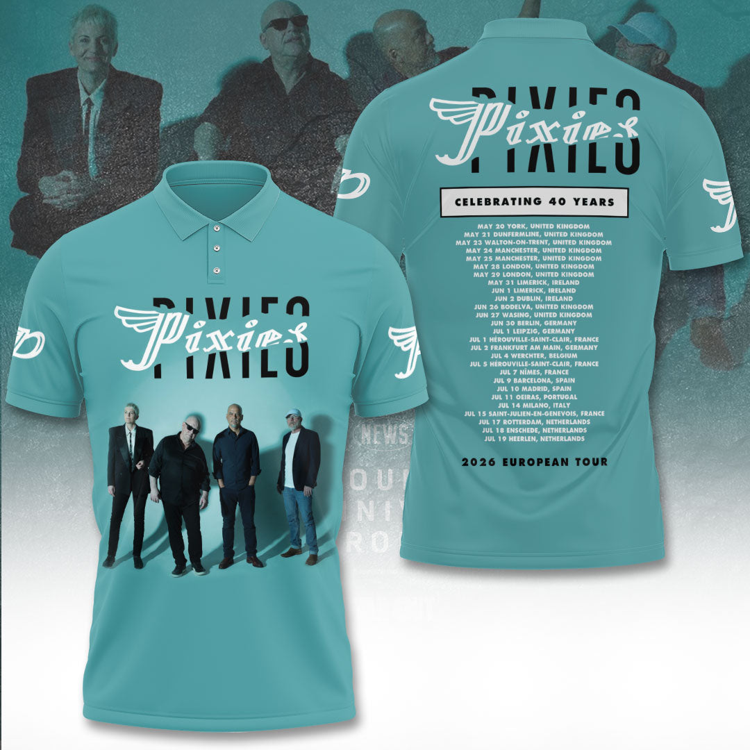 Pixies 40th Anniversary Tour 2026 3D Apparel – TANTN22545