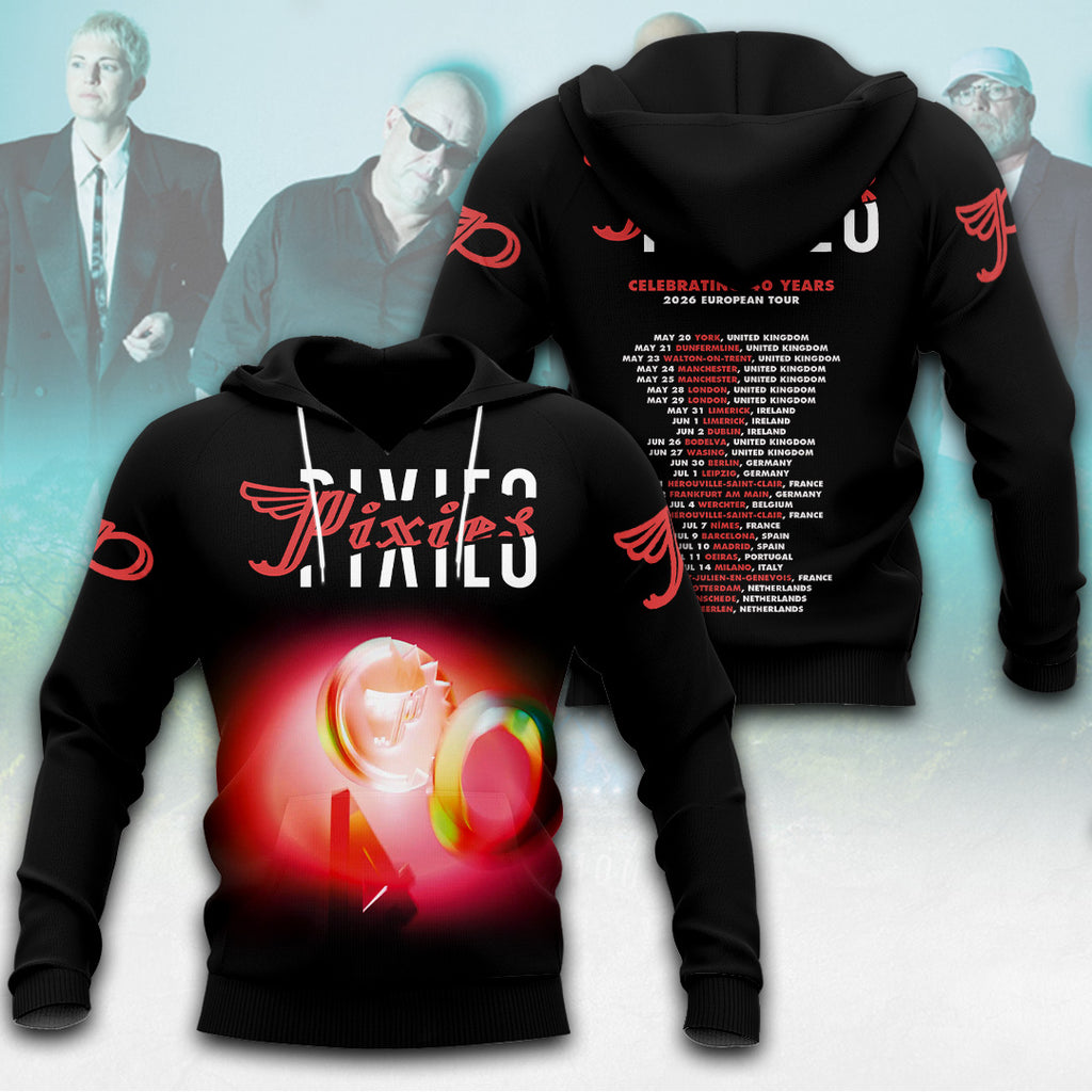 Pixies 40th Anniversary Tour 2026 3D Apparel – TANTN22547