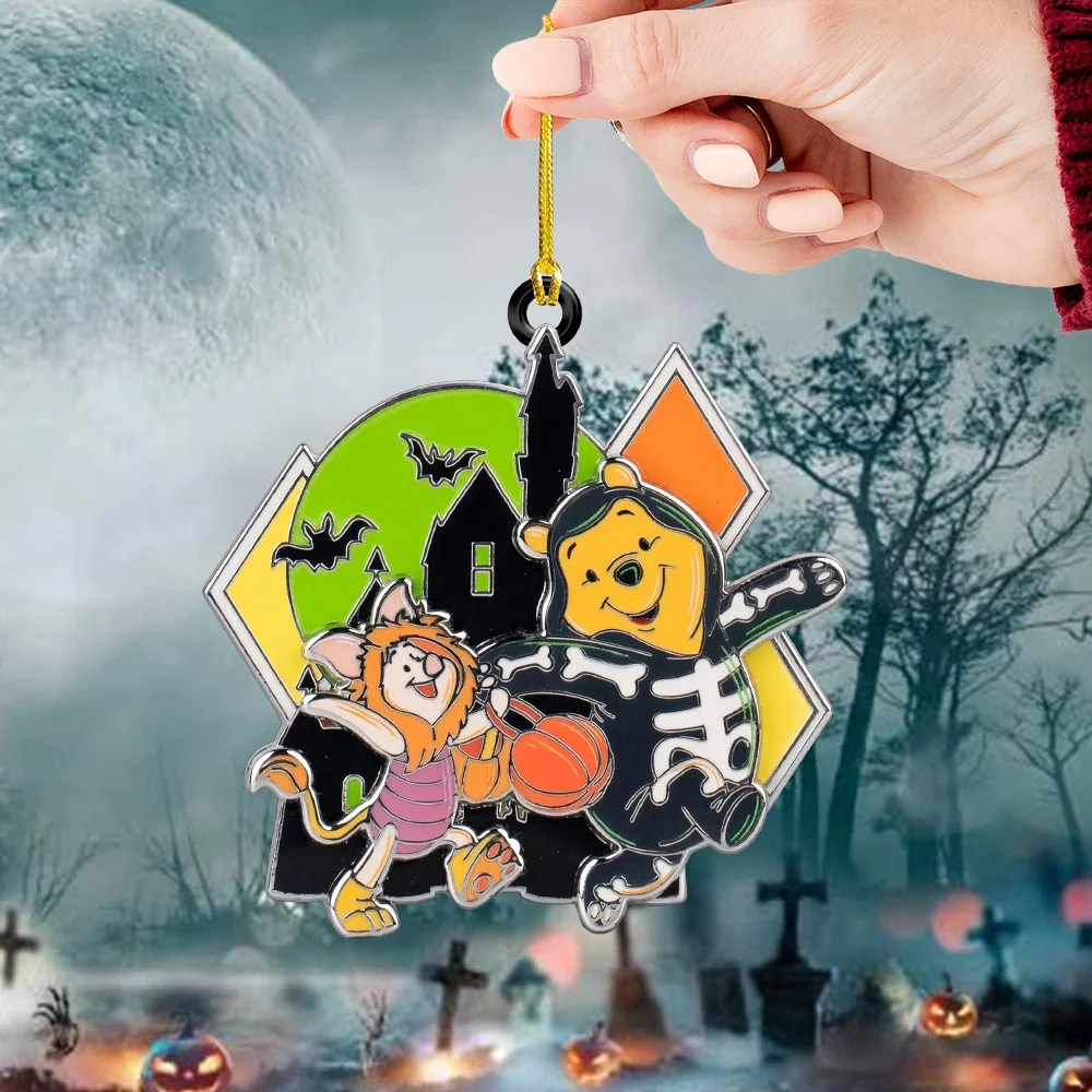 Winnie-the-Pooh x Halloween Custom Shape 2-side Printed Acrylic Ornament – GNE8851