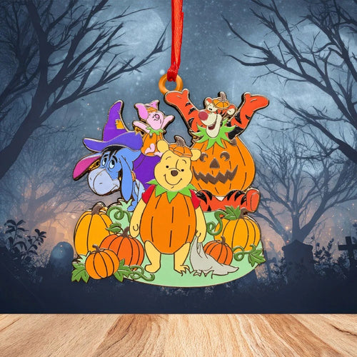 Winnie-the-Pooh x Halloween Custom Shape 2-side Printed Acrylic Ornament – GNE8852