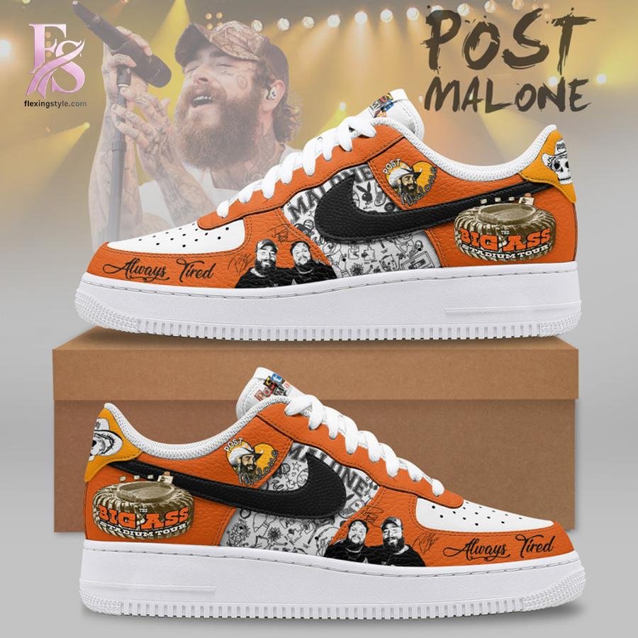 Post Malone Always Tired Air Force Shoes