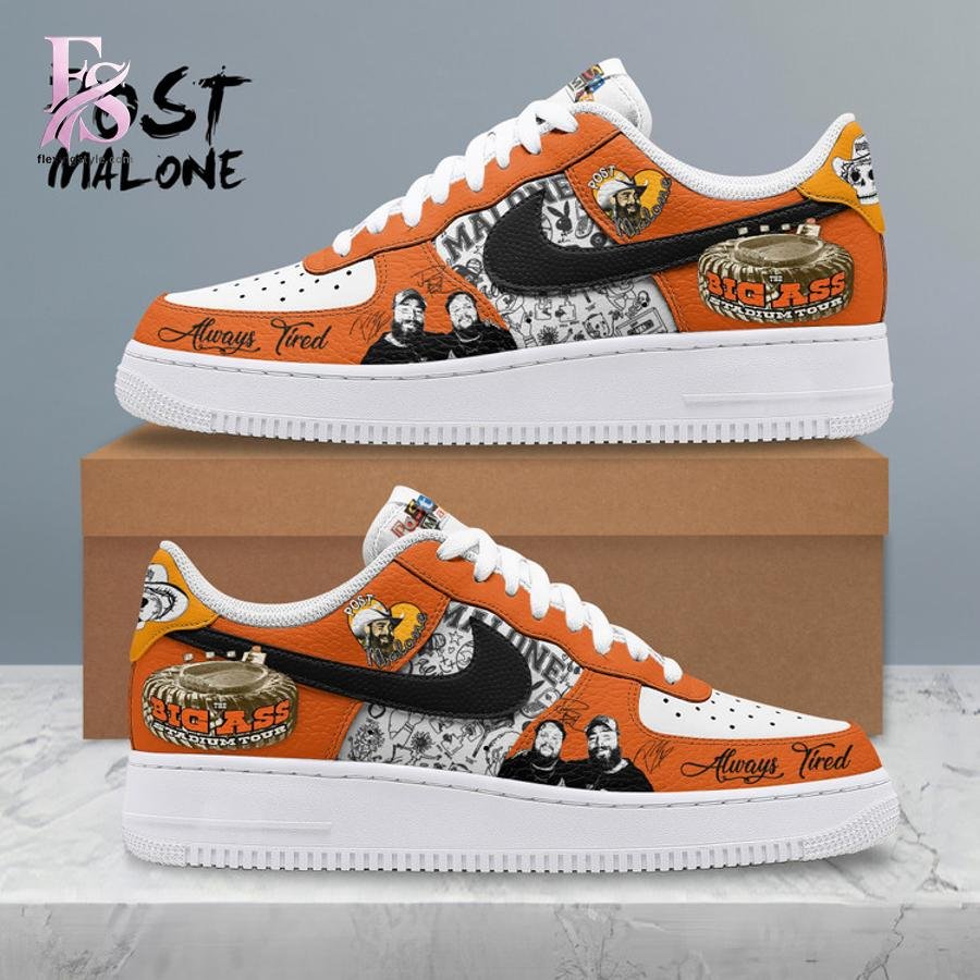 Post Malone Always Tired Air Force Shoes