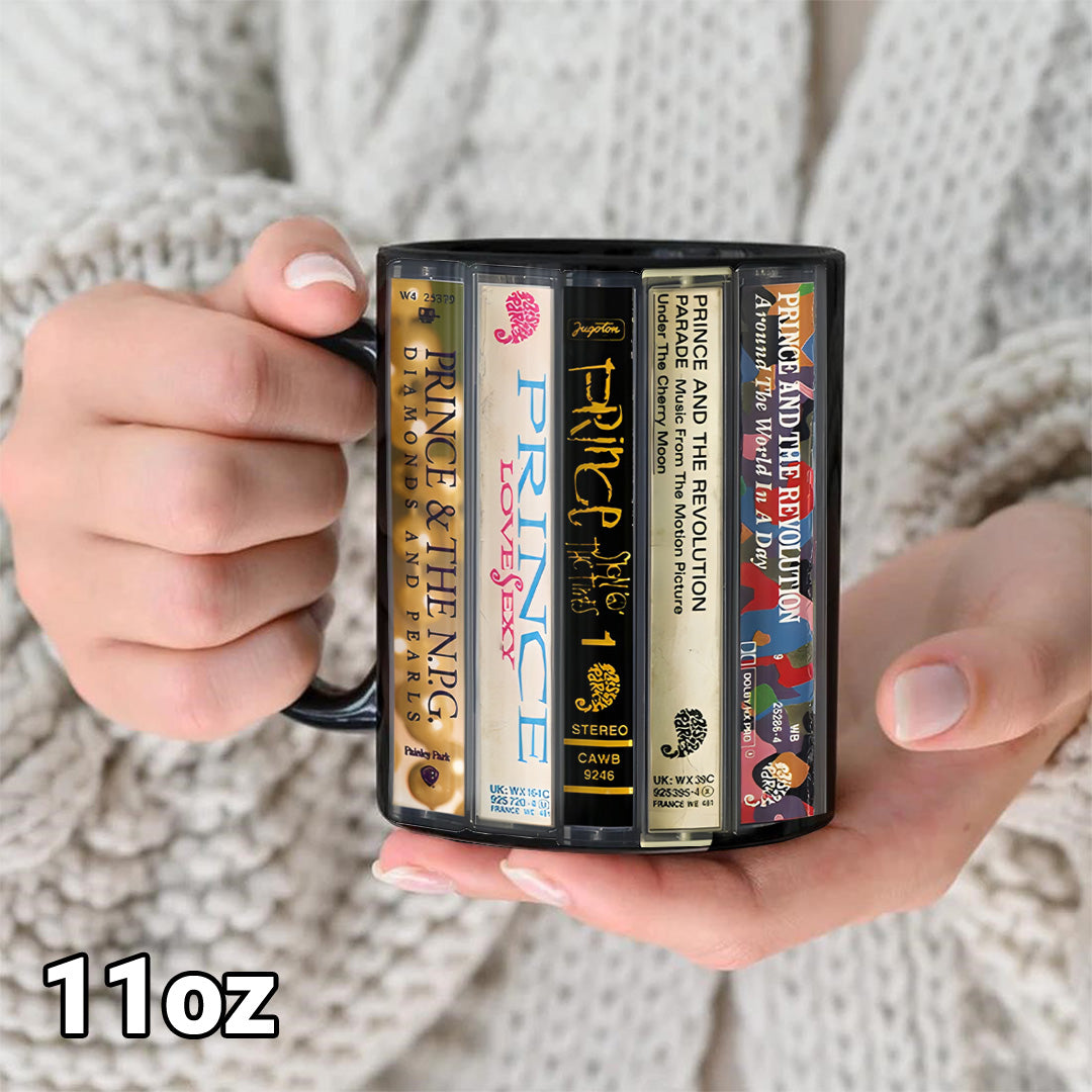 Prince Albums Cassette Retro Collection Ceramic Mug – TANTN20067