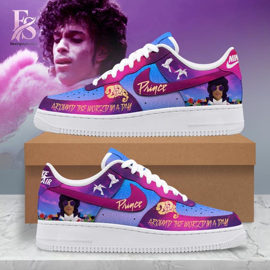 Prince Around The World In A Day Air Force Shoes