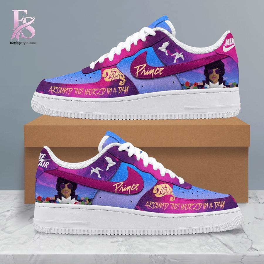 Prince Around The World In A Day Air Force Shoes